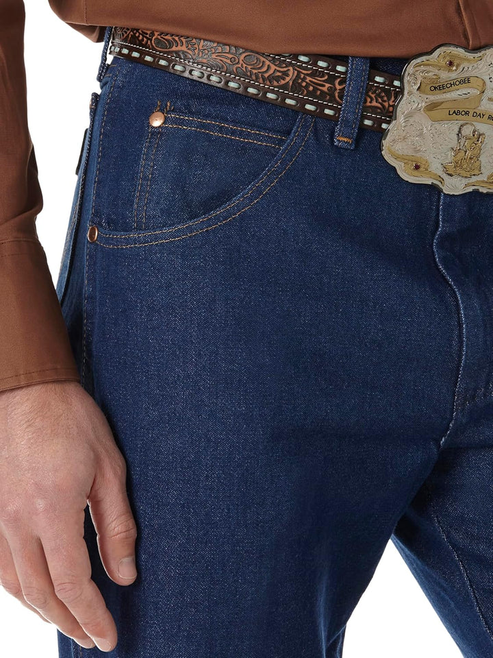 Wrangler Cowboy-Schnitt, lockere Passform 32W / 38L Vorgewaschenes Indigo, 32W / 38L Vorgewaschenes