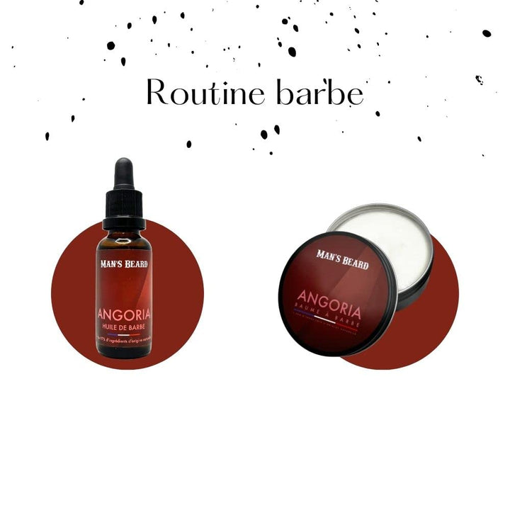 man's beard, Angoria Bartöl, Feuchtigkeitsspendend, Nährend, Bernstein-Leder-Duft, 30 ml