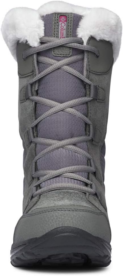 Columbia Ice Maiden II WP wasserdichte Schneestiefel für Damen 35.5 EU Shale Dark Raspberry, 35.5 EU