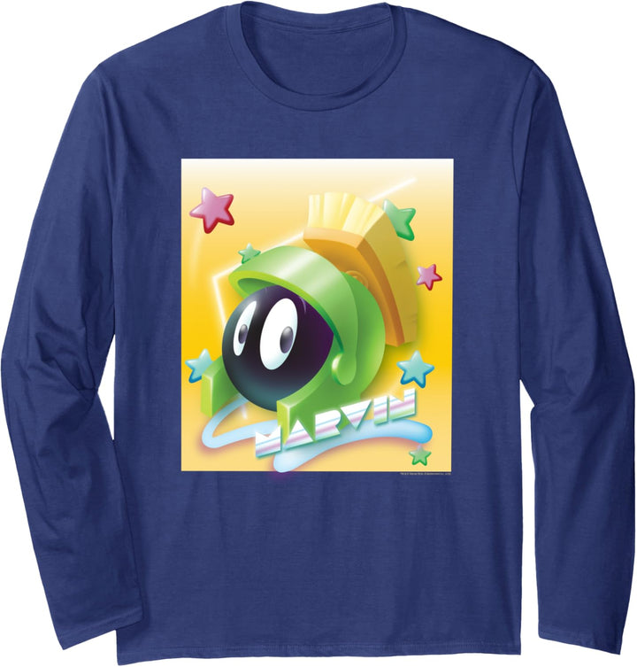 Looney Tunes Marvin the Martian Stars Langarmshirt