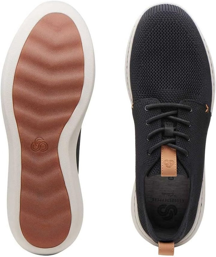 Clarks Herren Step Urban Mix Sneaker 39.5 EU Schwarz, 39.5 EU Schwarz
