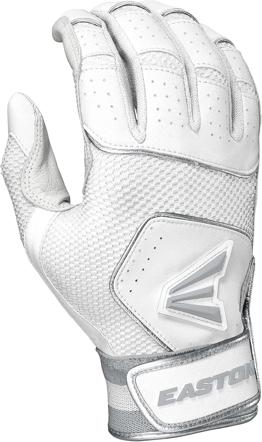 Easton Walk-Off NX Batting Gloves | Baseball Softball | Adult & Youth Erwachsene Weiss XXL, Erwachse