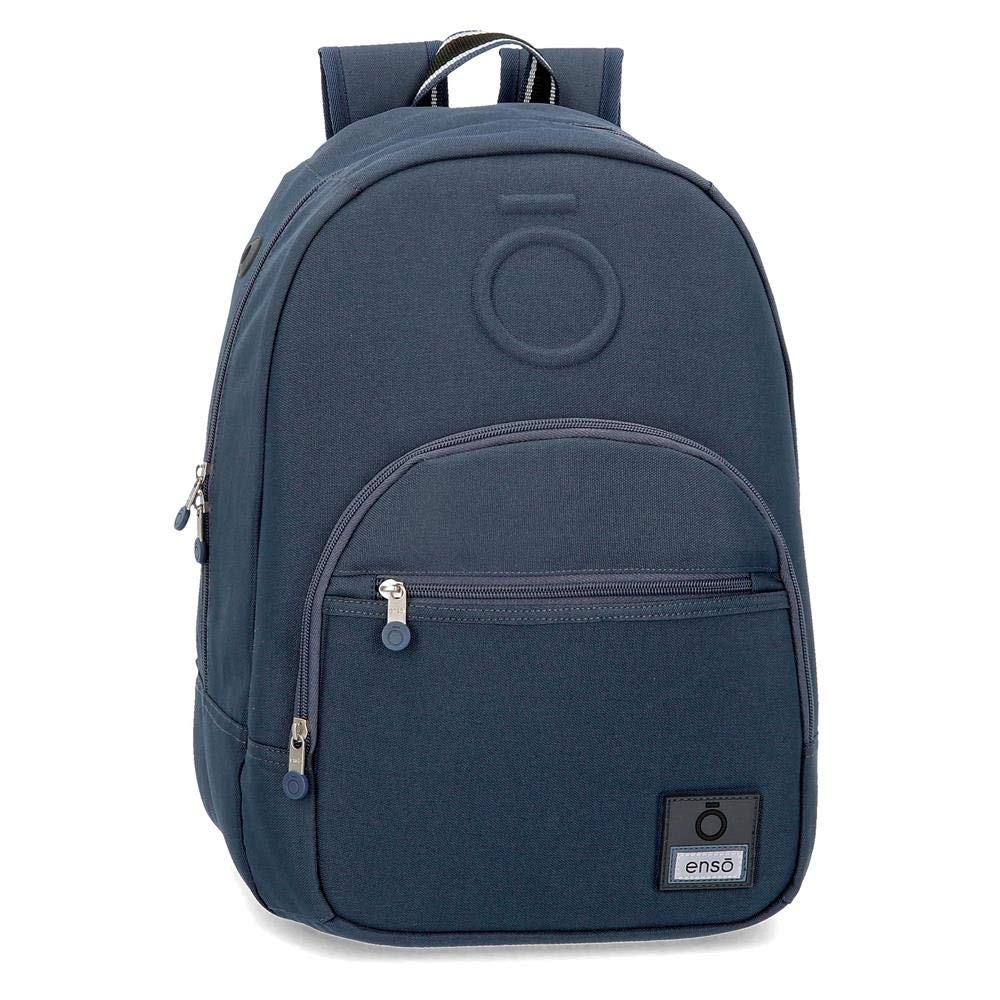 Enso Basic An Trolley anpassbarer Rucksack Blau 32x46x15 cms Polyester für 15,6"-Laptop 22.1L Blau A