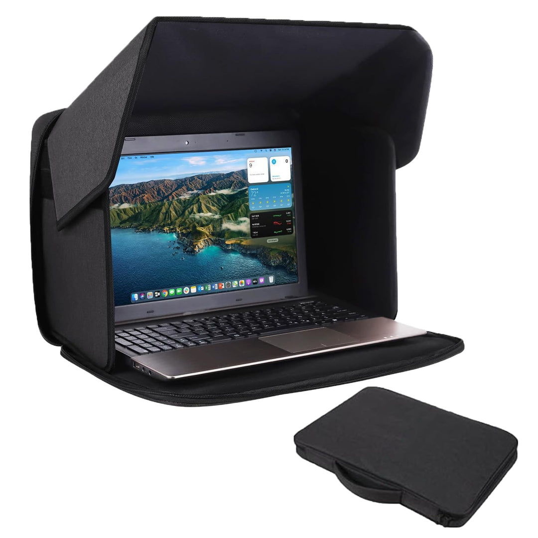 Laptopzelt, Sonnenschutz wasserabweisende Laptoptasche mit Blendschutz, 12-14 Zoll Laptop, Laptop So