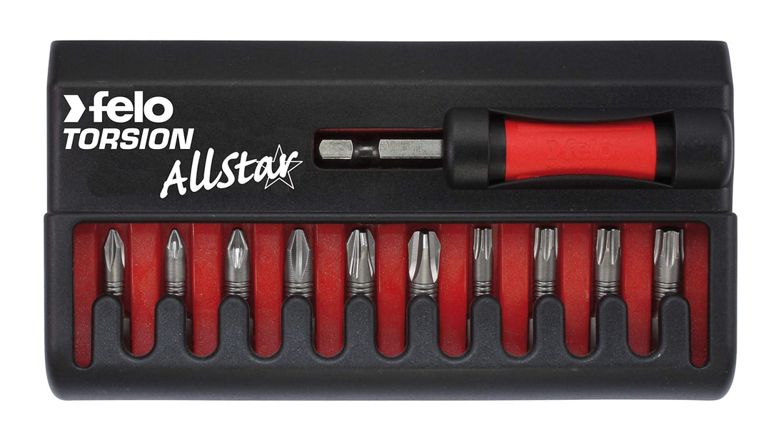 Felo AllStar Bit Box Torsion, 11-tlg PZ, PH, Tx, BH