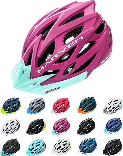 meteor® Marven Fahrradhelm Herren Damen Kinder-Helm MTB rollerhelm mädchen kinderfahrradhelm für Dow