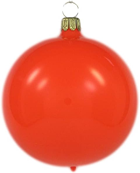 Lichte Thüringer Christbaumschmuck Exclusiv NEON Glaskugeln bunt 8cm Handarbeit Germany 12er Set, Pi