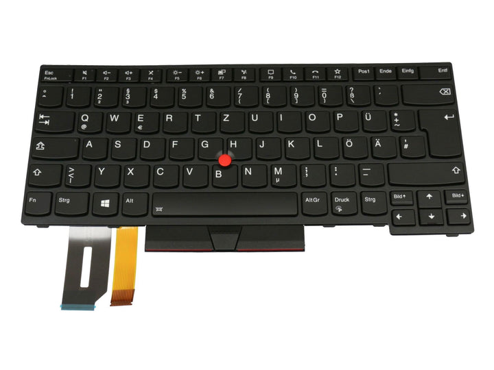 IPC-Computer Lenovo ThinkPad P14s Gen 2 (20VX/20VY) Original Tastatur DE (deutsch) schwarz mit Backl