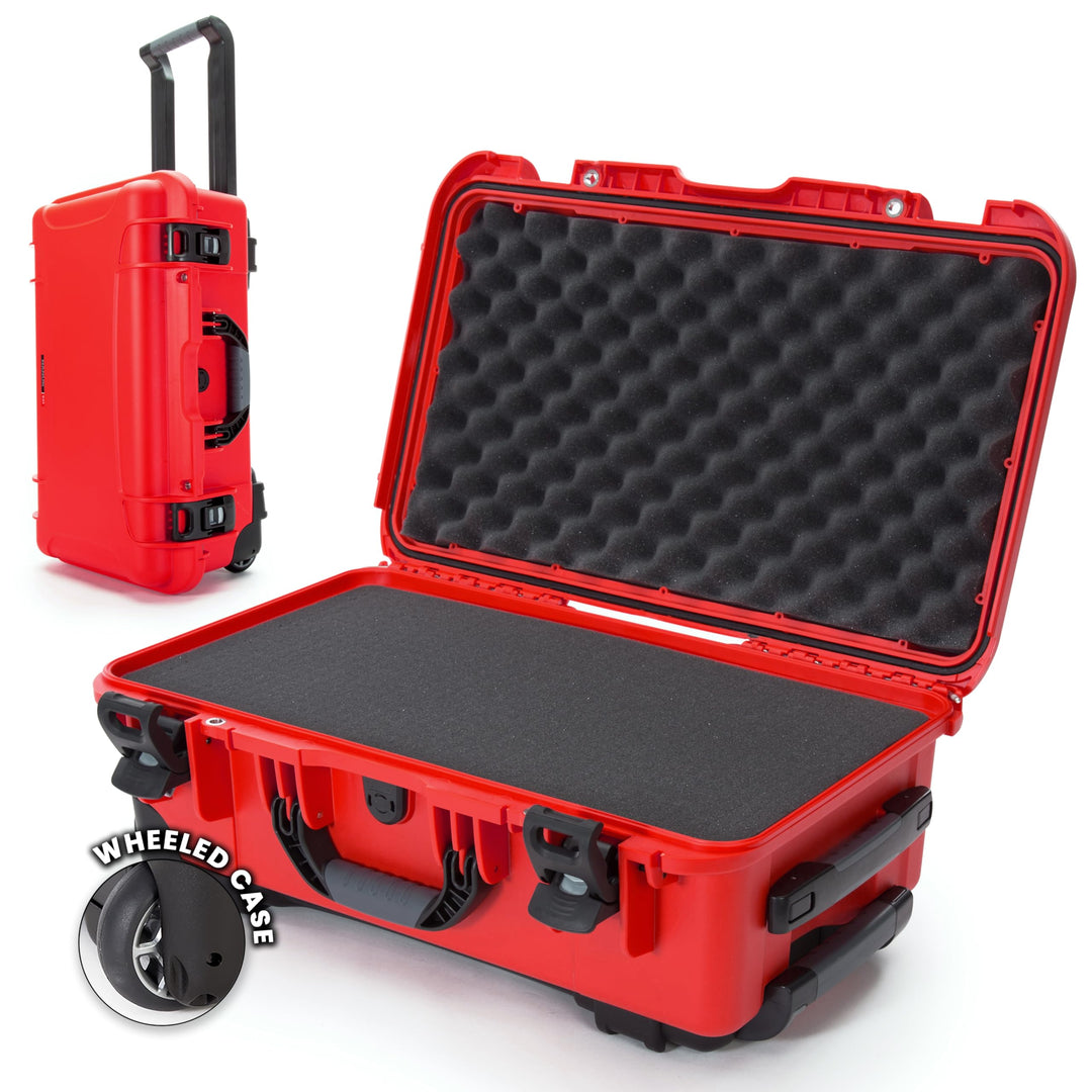 NANUK Wheeled Series 935 Leichte NK-7 Harz-wasserdichte Schutzhülle und Schaumstoffeinlage - Rot Rot