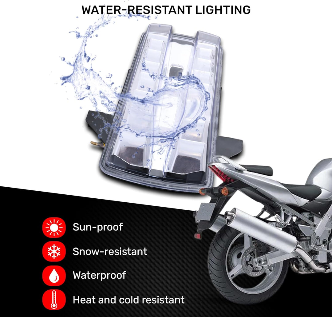aVDB-moto LED Bremslicht/Rücklicht kompatibel mit SUZUKI SV 1000 N SV1000 2003-2007 Plug & Play mit
