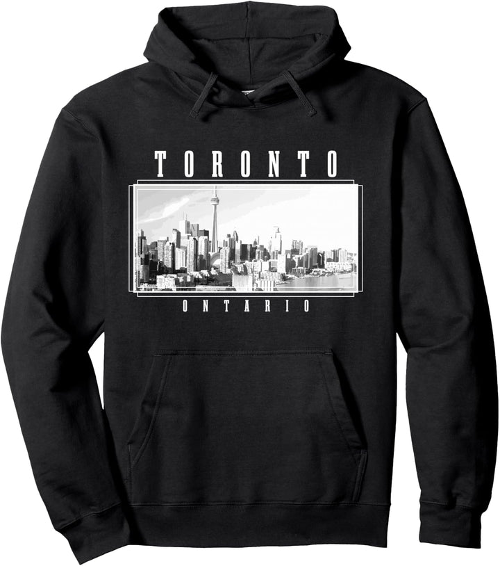 Toronto Ontario Kanada Vintage Souvenir Skyline Pullover Hoodie