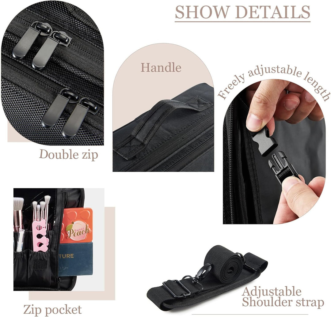 Make up Koffer Kosmetikkoffer Make up Tasche Gross Kosmetiktasche Schminktasche Schminkkoffer Make u