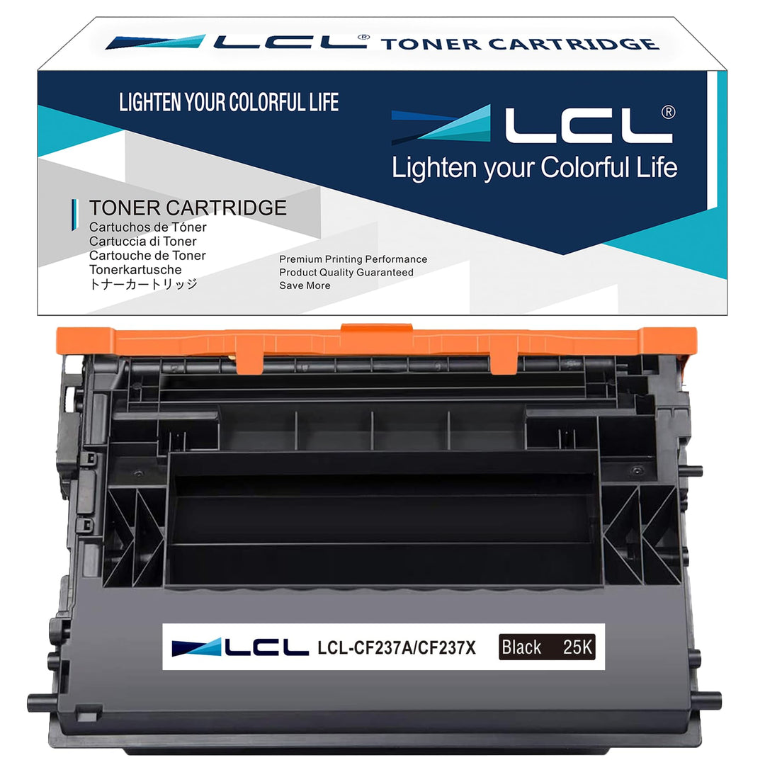 LCL Kompatibel Tonerkartusche 37X CF237X 25000 Seiten (1 Schwarz) Ersatz für HP Laserjet Enterprise