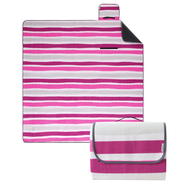 wometo eco-line nachhaltige Picknickdecke wasserdicht 200x200 100% recyceltes Fleece XXL Outdoor Ges