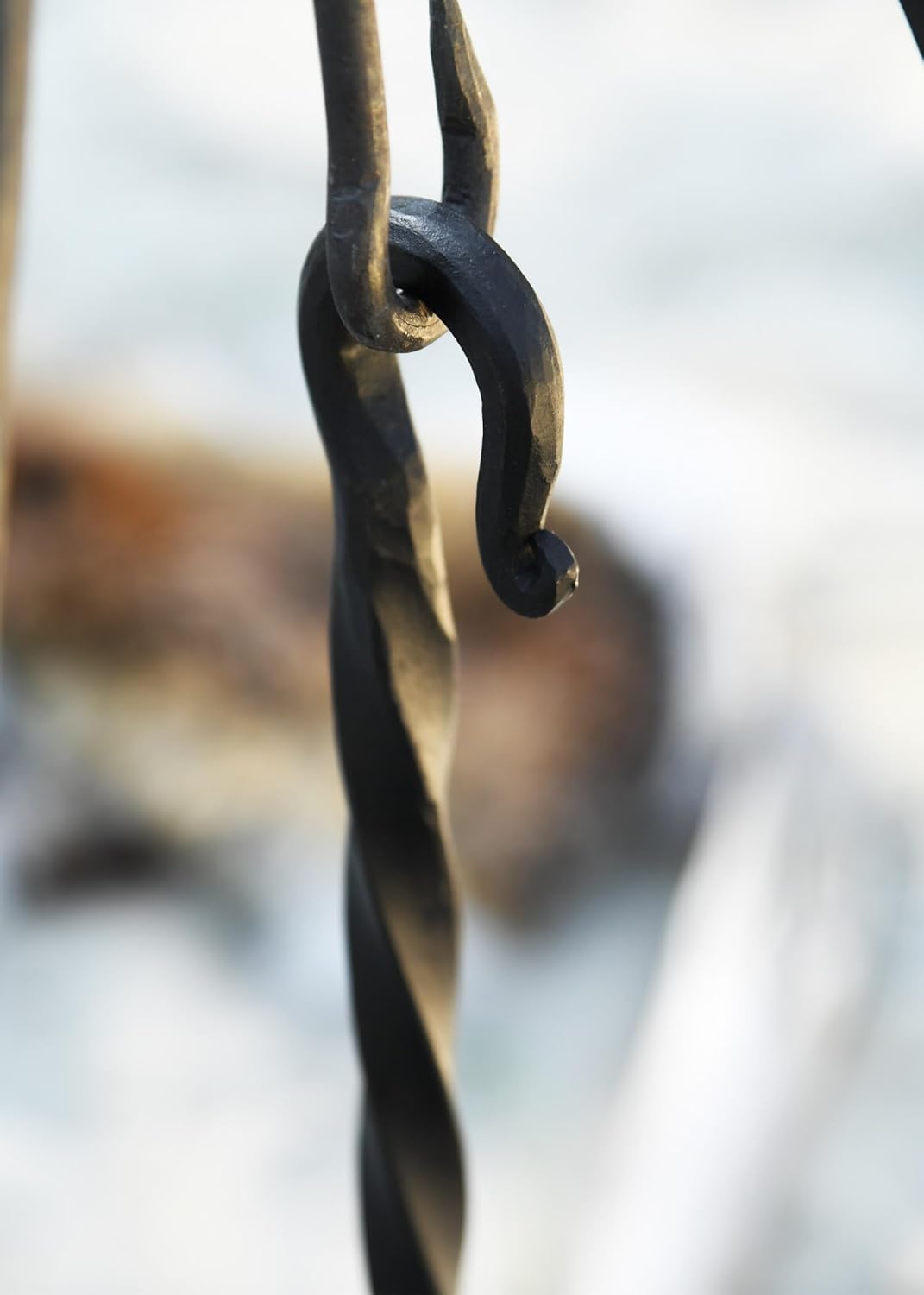 Battle-Merchant Hänge-Pfanne für Dreibein aus Stahl - Bratpfanne - Grill - Schwenkgrill