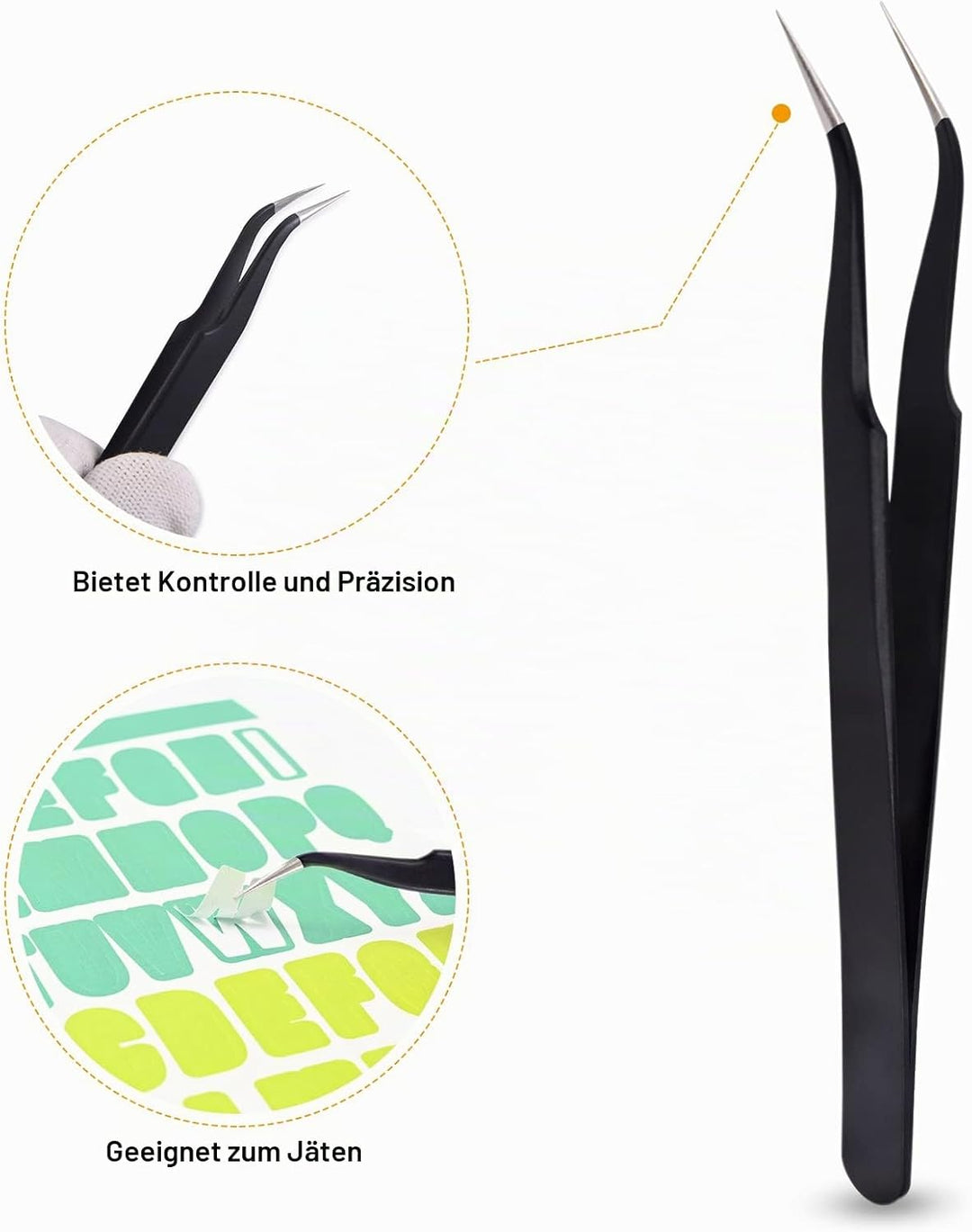 EHDIS Bastelmesser Set - Skalpell mit Softgriff inklusive, 360° Präzisionsmesser, Stahllineal, 15 Er