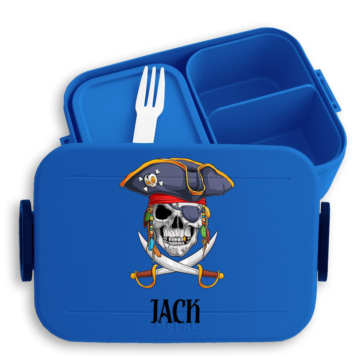 Kinder Bento Box Midi Lunchbox für Mepal Bentobox - Pirat Brotdose | Piraten Vesperdose | Pirates |