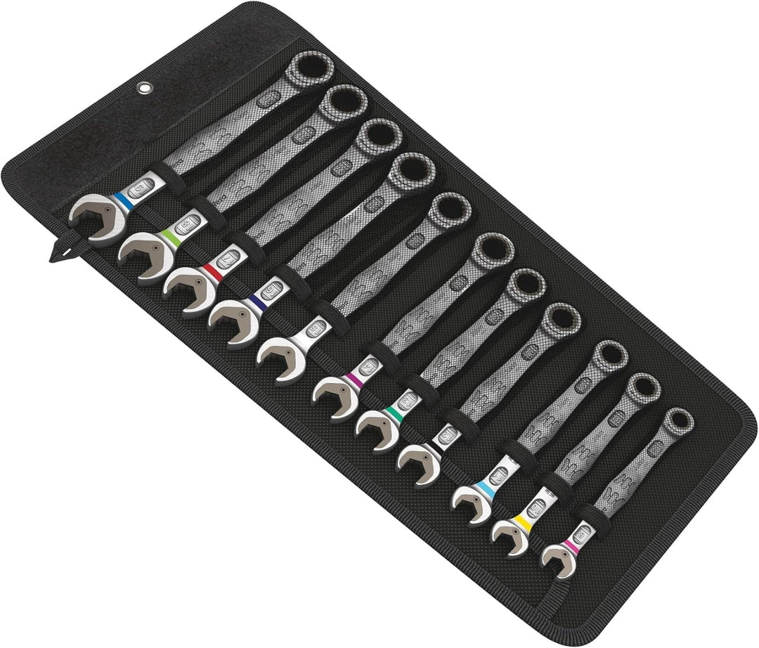 Wera 05020013001 6000 Joker 11 Set 1, Maul-Ringratschenschlüssel-Satz, metrisch, 11-teilig 11-teilig