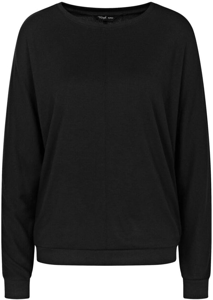 Triumph Damen Cozy Comfort Top 01 Shirt 42 Schwarz, 42 Schwarz