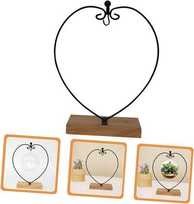 OUNONA Ornament Ausstellungsstand hängender kugelständer aus glas Holzständer zum Ausstellen Weihnac
