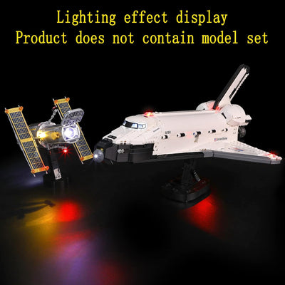 GEAMENT LED Licht-Set Kompatibel mit Lego NASA Space Shuttle Discover - Beleuchtungsset für Creator