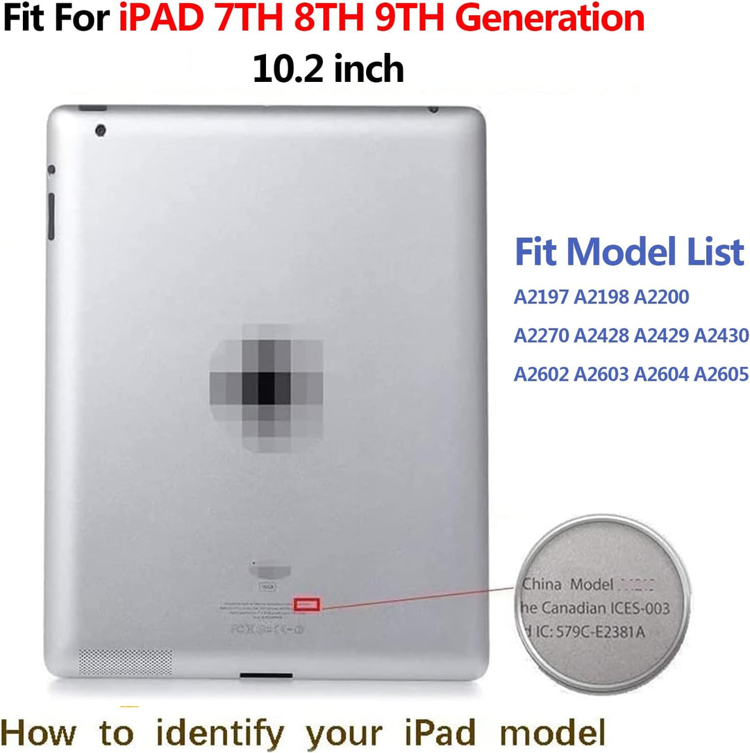 Ersatzbildschirm Compatible für iPad 10.2 2019 iPAD 7 7th A2197 A2200 A2198 A2232 LCD Display kompat
