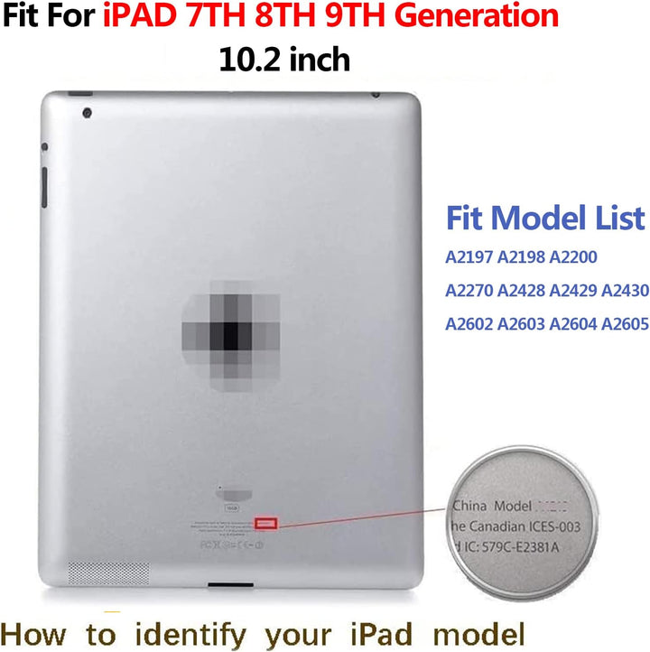 Ersatzbildschirm Compatible für iPad 10.2 2019 iPAD 7 7th A2197 A2200 A2198 A2232 LCD Display kompat