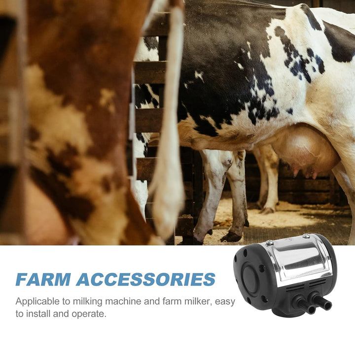 UKCOCO Pulsator für Kuh Milker Melkmaschine Edelstahl Milch Milker 50 bis 180 ppm einstellbare Gesch