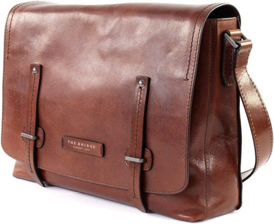 The Bridge Kallio Messenger Aktentasche Leder 36 cm Laptopfach Marrone Einheitsgrösse, Marrone Einhe