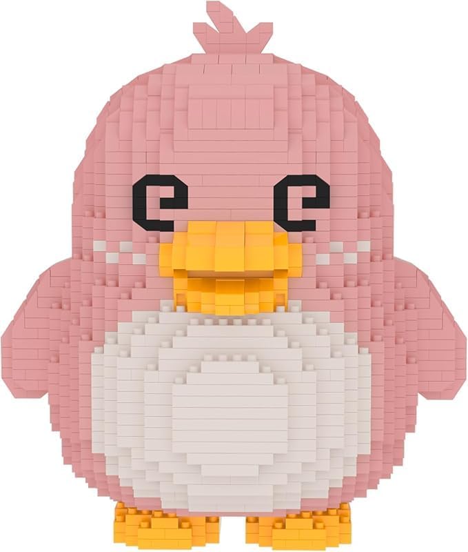 Larcele 1519 Stücke Mikro Bausteine Spielzeug Kit, Mini Tier Bricks Bauen Bauklötze Satz KLJM-07(Sch