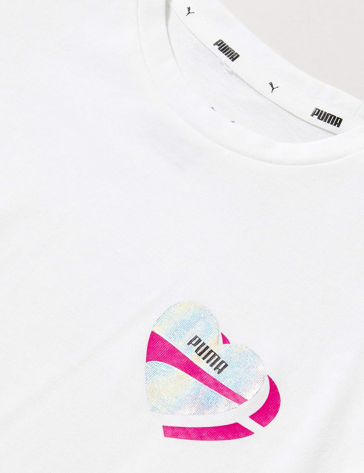 PUMA Mädchen Alpha Style Tee G Unterhemd 1314Y Schwarz, 1314Y Schwarz