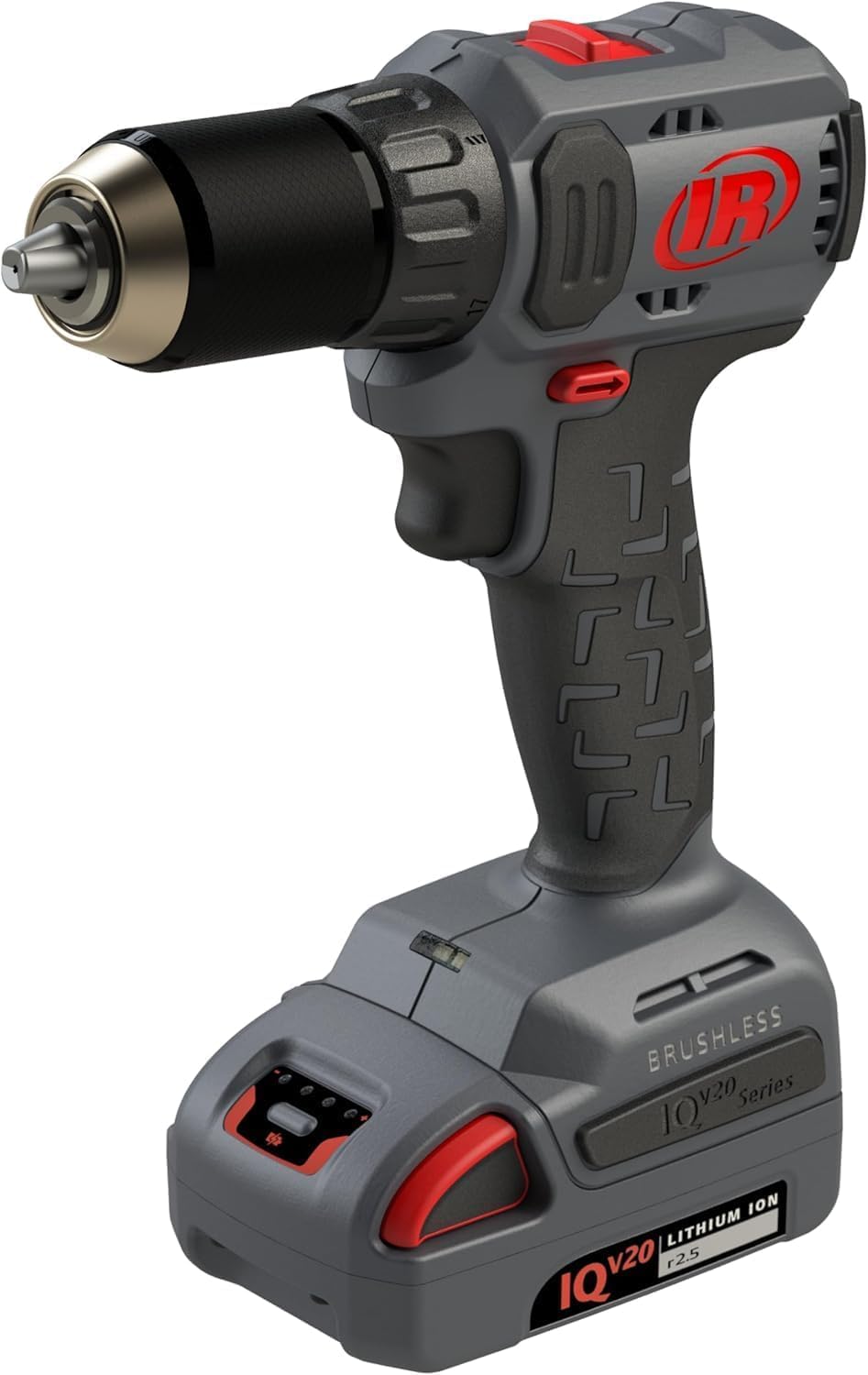 Ingersoll Rand D3141 IQV20 Bohrschrauber, 20v, Kompakt, Kabellos, Schwarz, 50 Nm Drehmoment, 180 mm