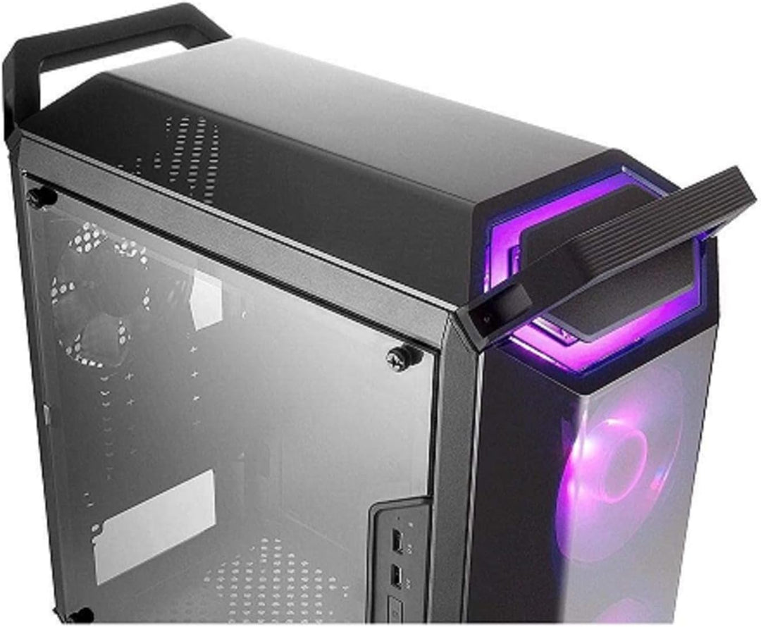 Cooler Master MasterBox Q300P - RGB mATX Mini Tower-Gehäuse für tragbare Spiele mit vollem Seitenber