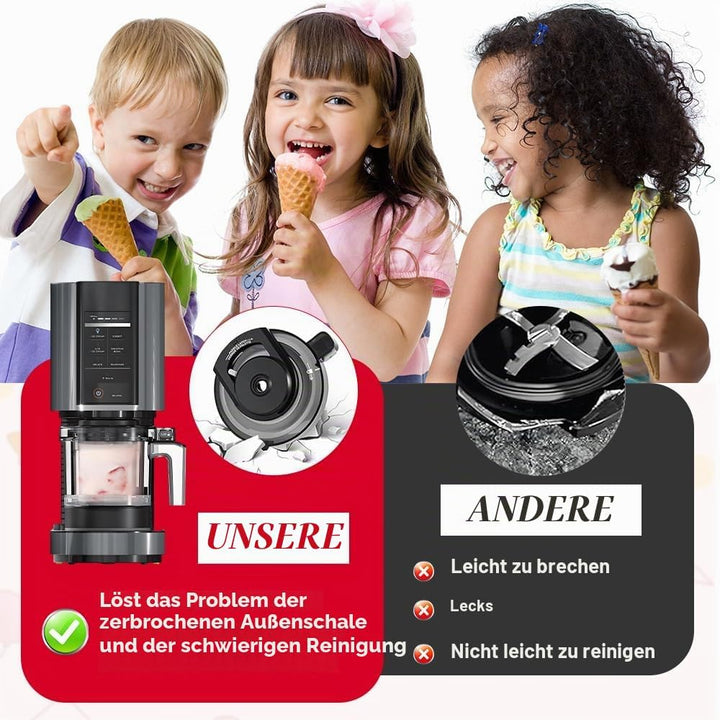 Für NC301 Eismaschinen-Aussenschalendeckel, Kompatibel mit Ninja NC299AMZ/NC301/NC300/NC201/NC101 Se