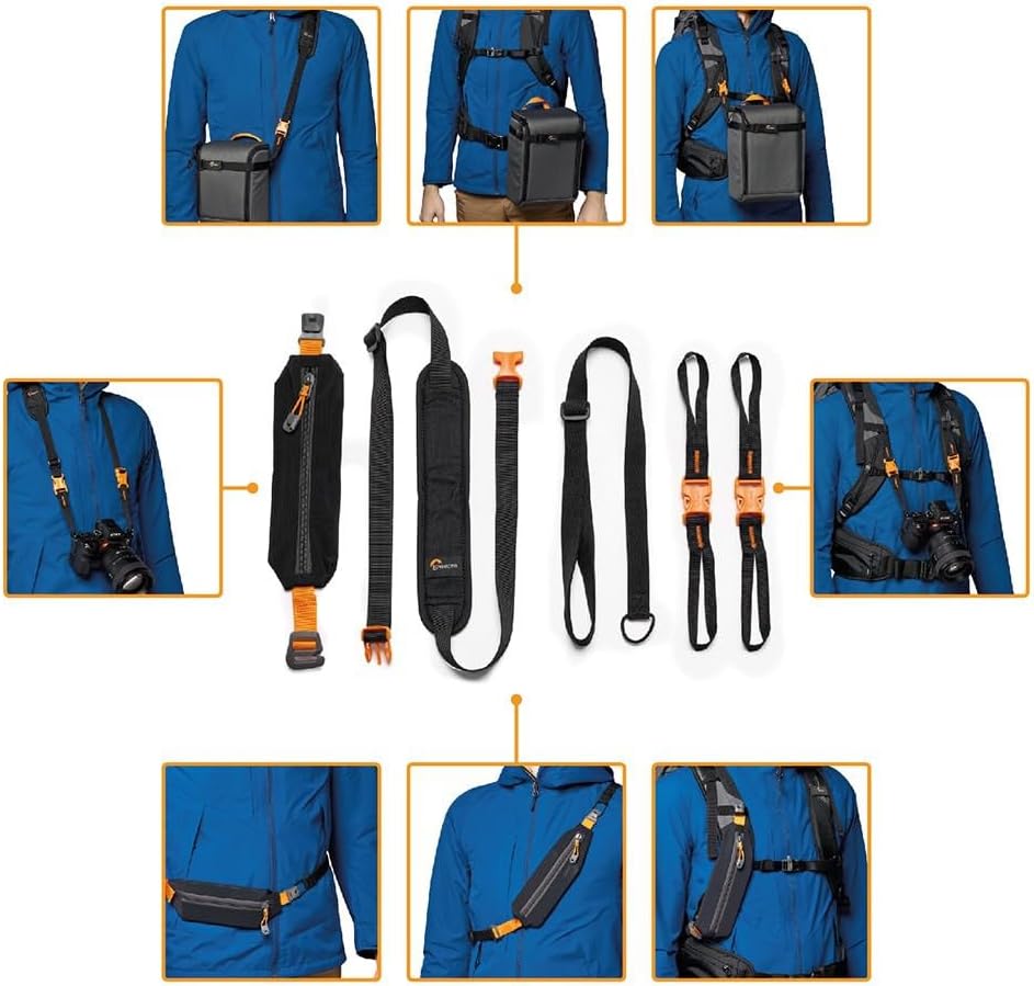 Lowepro PhotoSport BP 24L AW III, Wander Kamerarucksack für Spiegellose, seitlicher Zugriff, herausn
