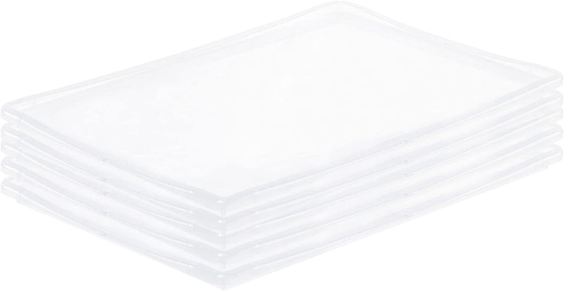 PROREGAL SuperSparSet 5x Auflagedeckel für transparente Eurobehälter BasicLine & LightLine | BxT 40x