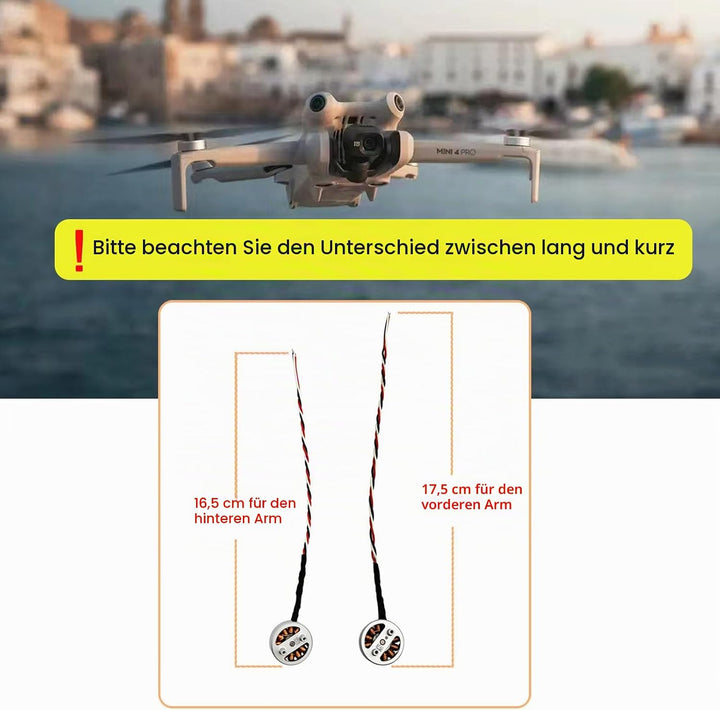 Mini 4 Pro Arm Motor Baugruppe Ersatz Zubehör für DJI Mini 3 Pro Drohne Ersatzteil für Vorderen und