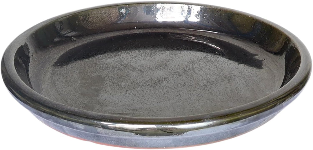 TucanoHamburg Teller/Untersetzer dunkelgrün glasiert 27cm