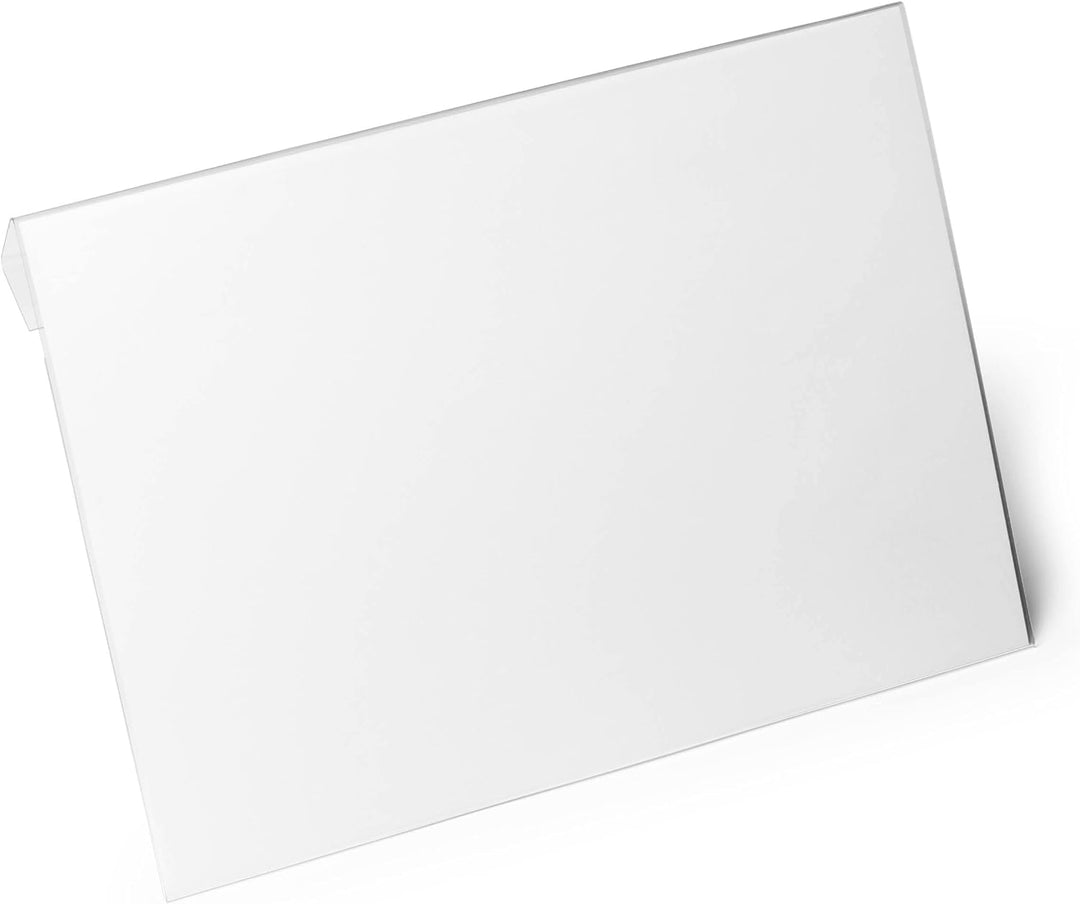 Durable Kennzeichnungstasche HARD COVER mit Falz A4 quer, Packung à 10 Stück, transparent, 116319 A4