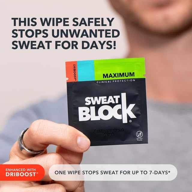 SWEATBLOCK Antiperspirant (2 Box) Ärtztliche Stärke Hypoerdose Antiperspirant - Empfohlen um übermäs