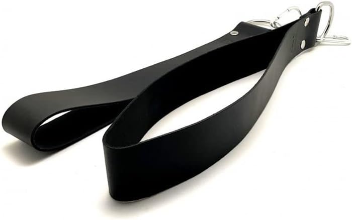 Leather Sling Loops - Black