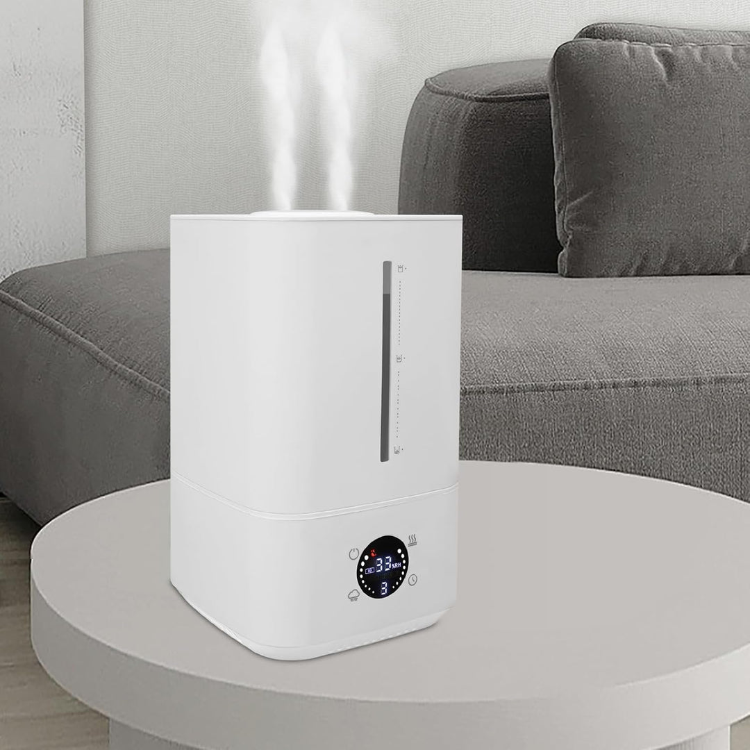 Top-Fill Luftbefeuchter 6L, Humidifier mit 360°Drehbare Düse, Spülmaschinenfest Vernebler, Schlafmod