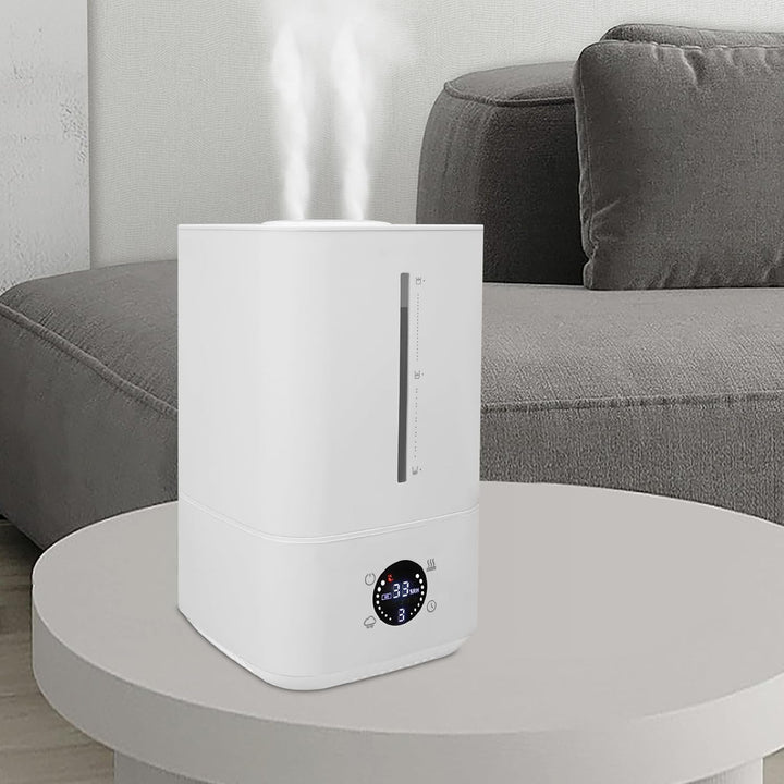Top-Fill Luftbefeuchter 6L, Humidifier mit 360°Drehbare Düse, Spülmaschinenfest Vernebler, Schlafmod