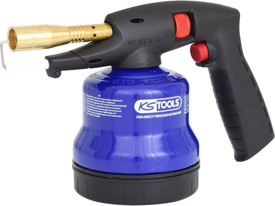 KS Tools 903.5905 Universal-Kartuschenlötgerät mit Piezo-Zündung, blau