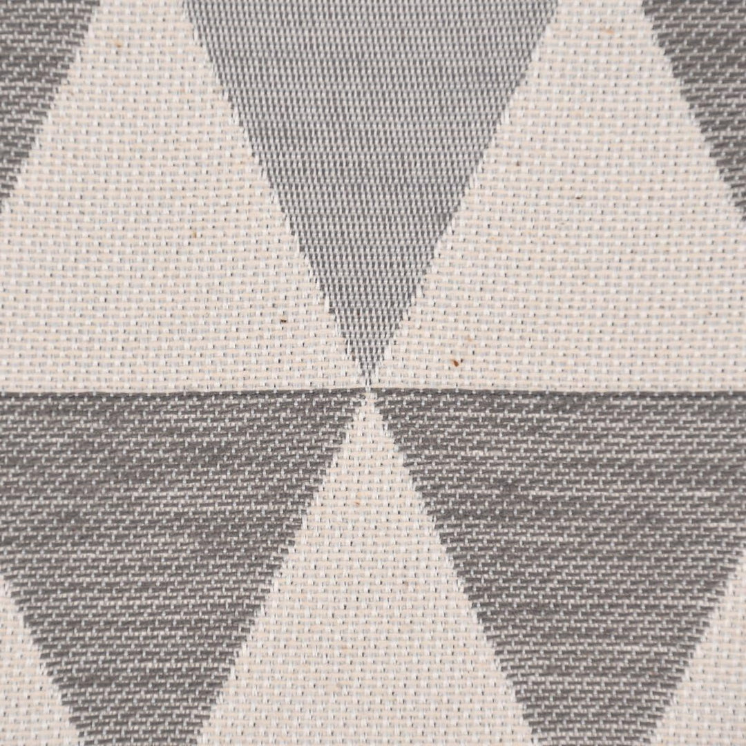 SCHÖNER LEBEN. Zugluftstopper Triangel Retro Scandi grau Hellbeige, Auswahl:130cm Länge ca. 130x15x1