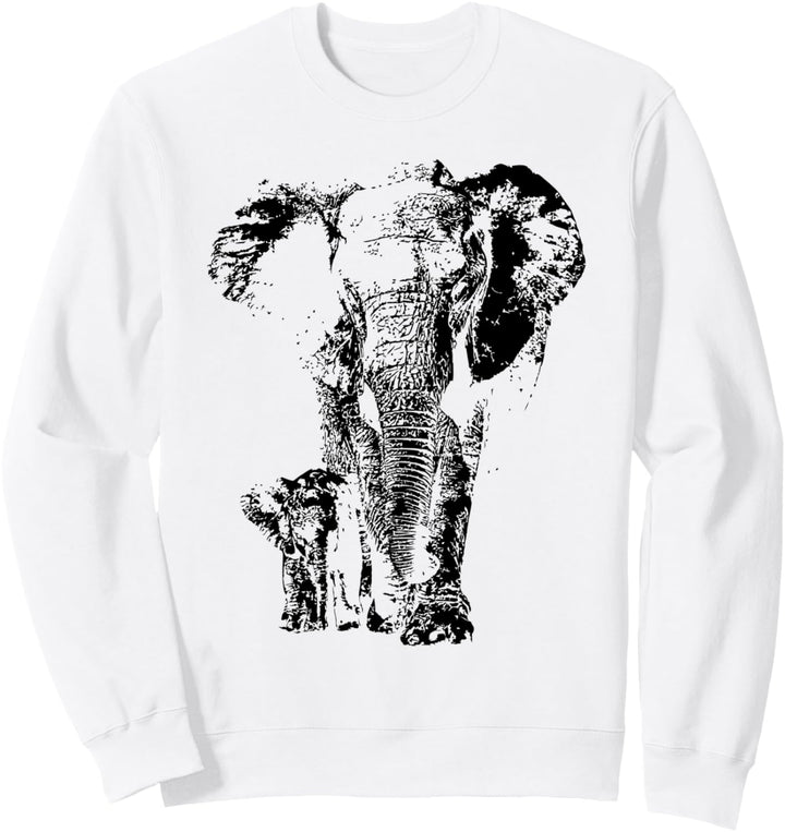 Elefanten Tierfreundin Rettet Die Elefanten Sweatshirt