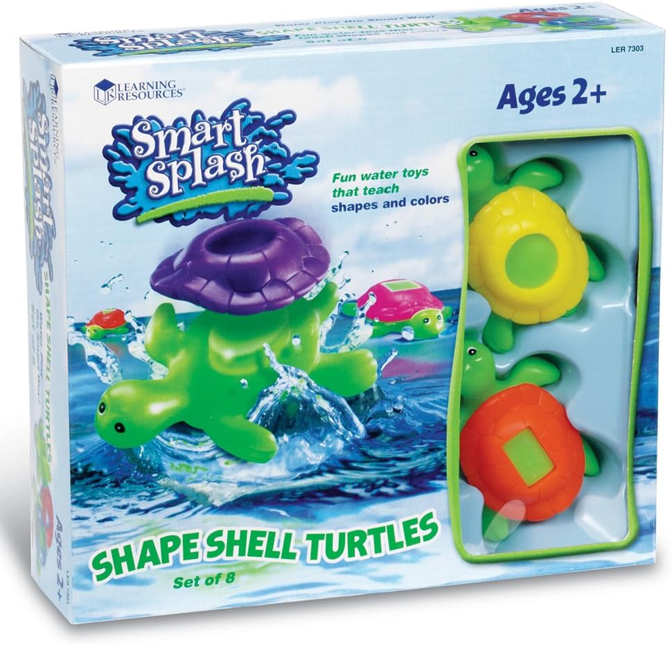 Learning Resources Smart Splash Schildkröten Formen-Steckspiel