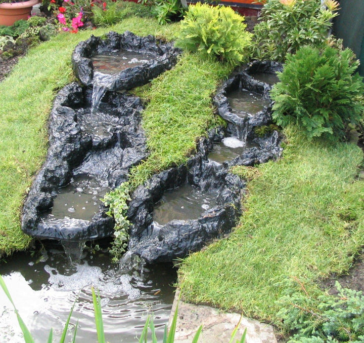 PE Bachlaufelemente Schwarz (S), S