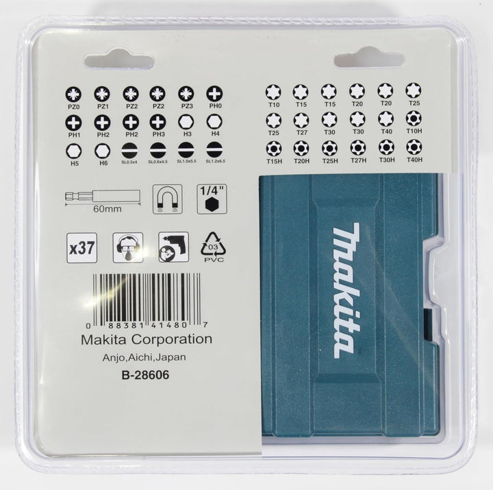 Makita B-28606 Bit-Set 37-teilig