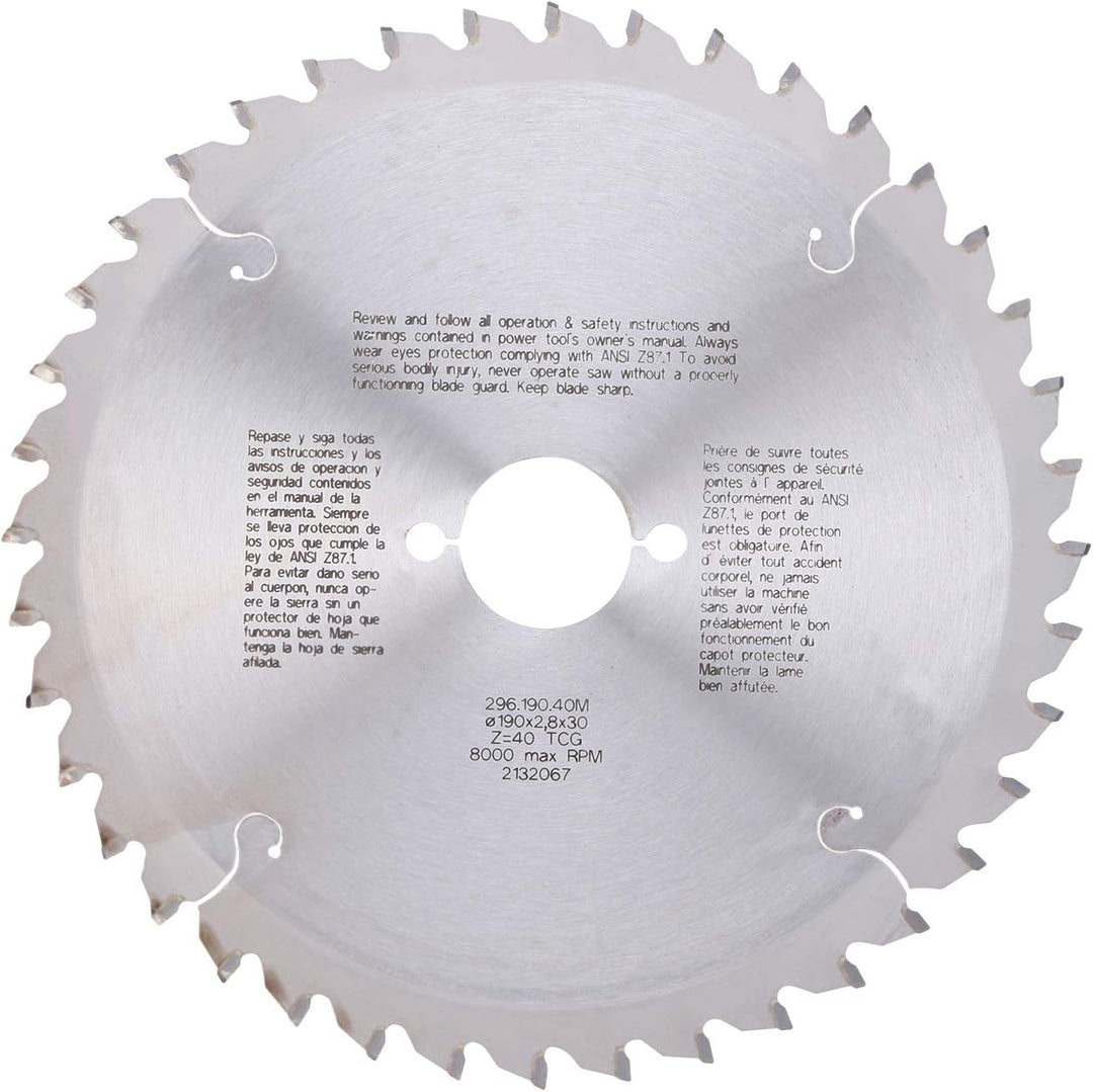 CMT Orange Tools Kreissägeblatt HW 216 x 2,8 / 2,2 x 30 Z=64 TCG - 297.064.09M - für eisenfreies Mat